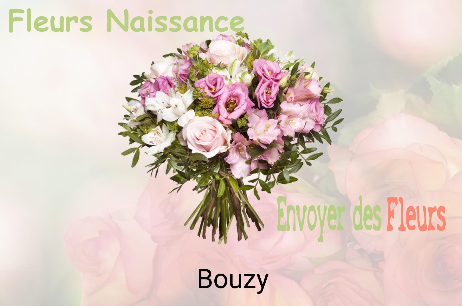 Bouquet de fleurs de naissance livré à Bouzy